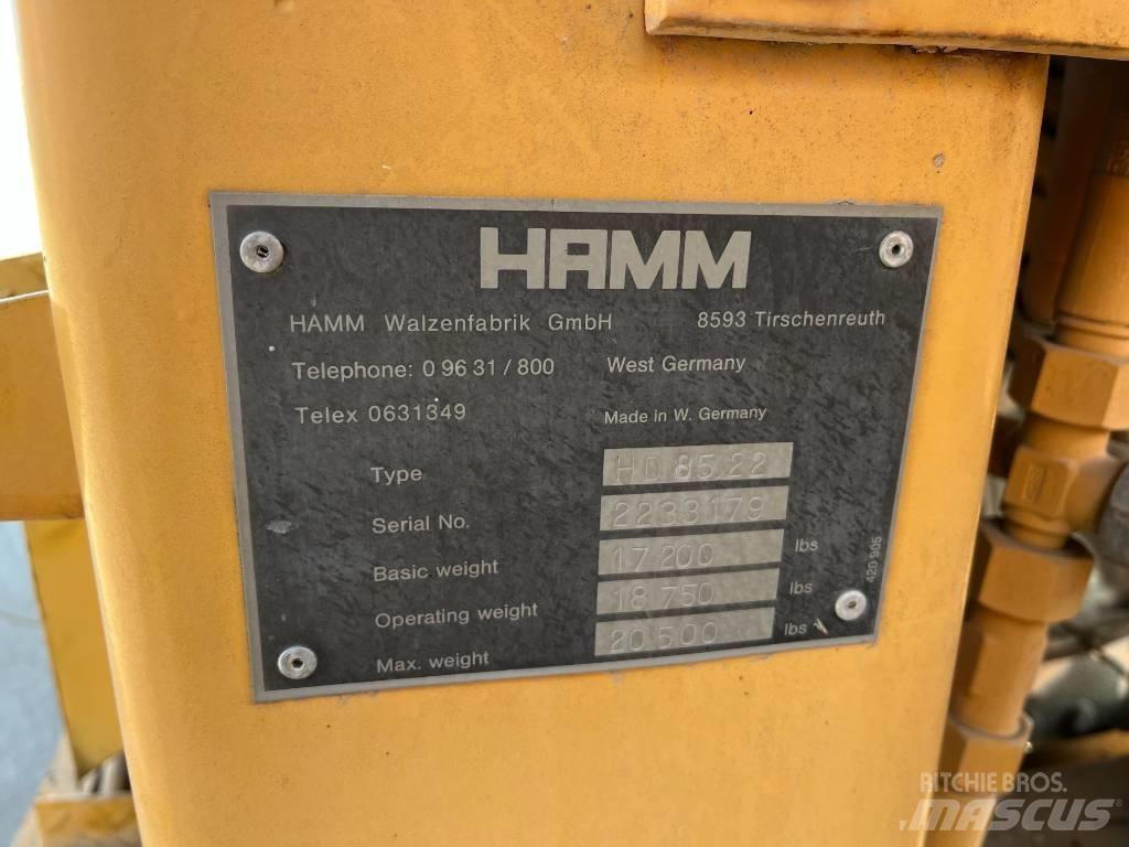 Hamm HD 85 Cilindri compactori dubli