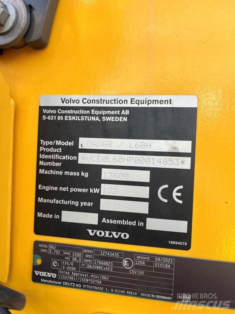 Volvo L60H Incarcator pe pneuri