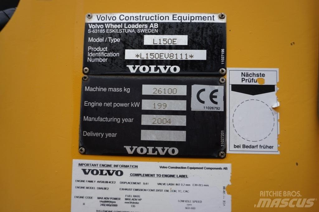 Volvo L 150 E Incarcator pe pneuri