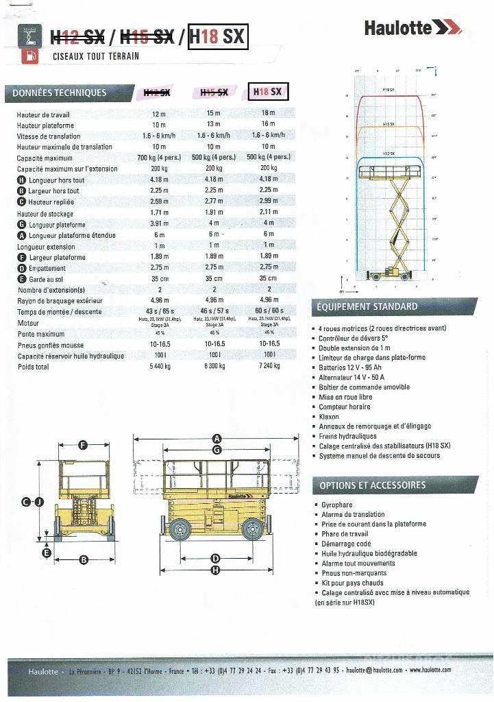 Haulotte H 18 SX Platforme foarfeca