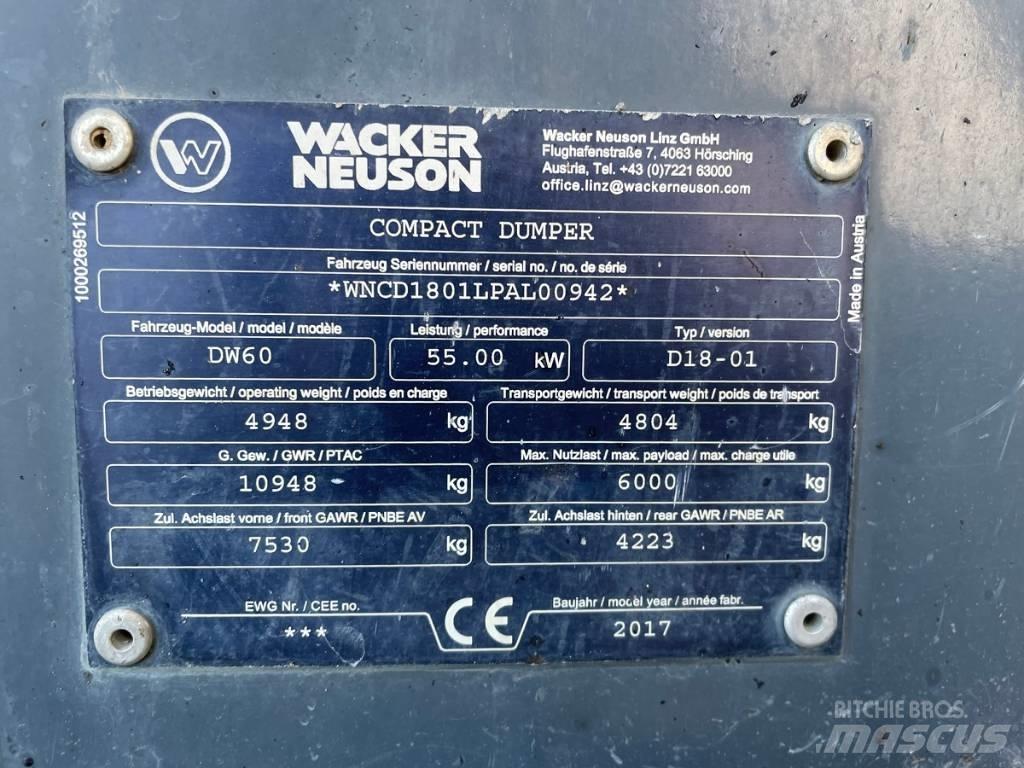Wacker Neuson DW60 Minitractor de teren