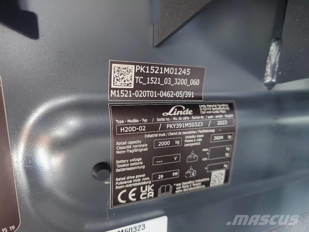 Linde H 20 D Stivuitor diesel