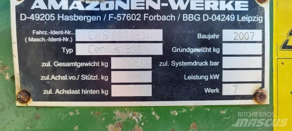 Amazone Cenius 3001 Cultivatoare
