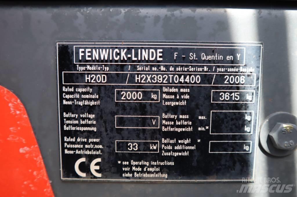 Linde H20D 2000 Kg Stivuitor diesel