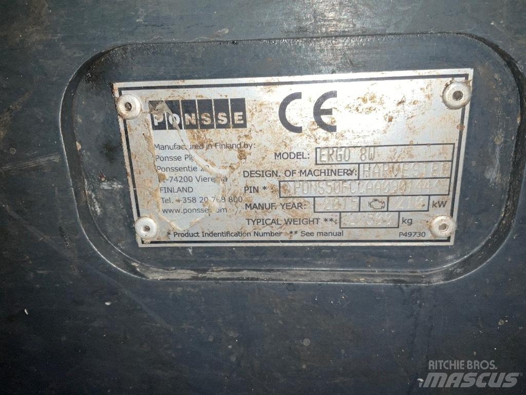 Ponsse ERGO 8W Combine forestiere
