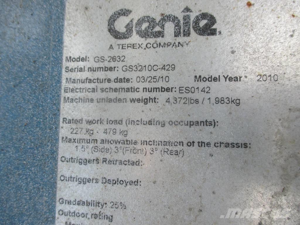 Genie GS 2632 Platforme foarfeca