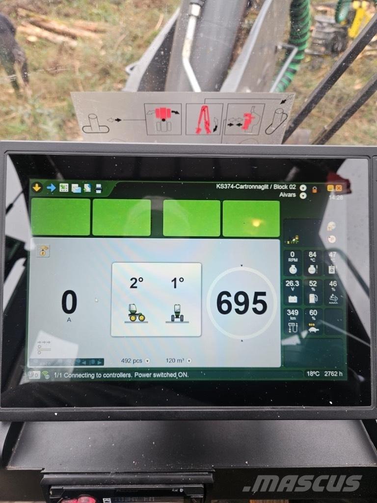 John Deere 1270G 8WD Combine forestiere