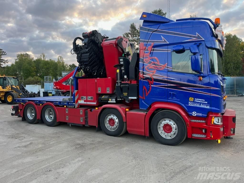 Scania R 560 Camioane cu macara