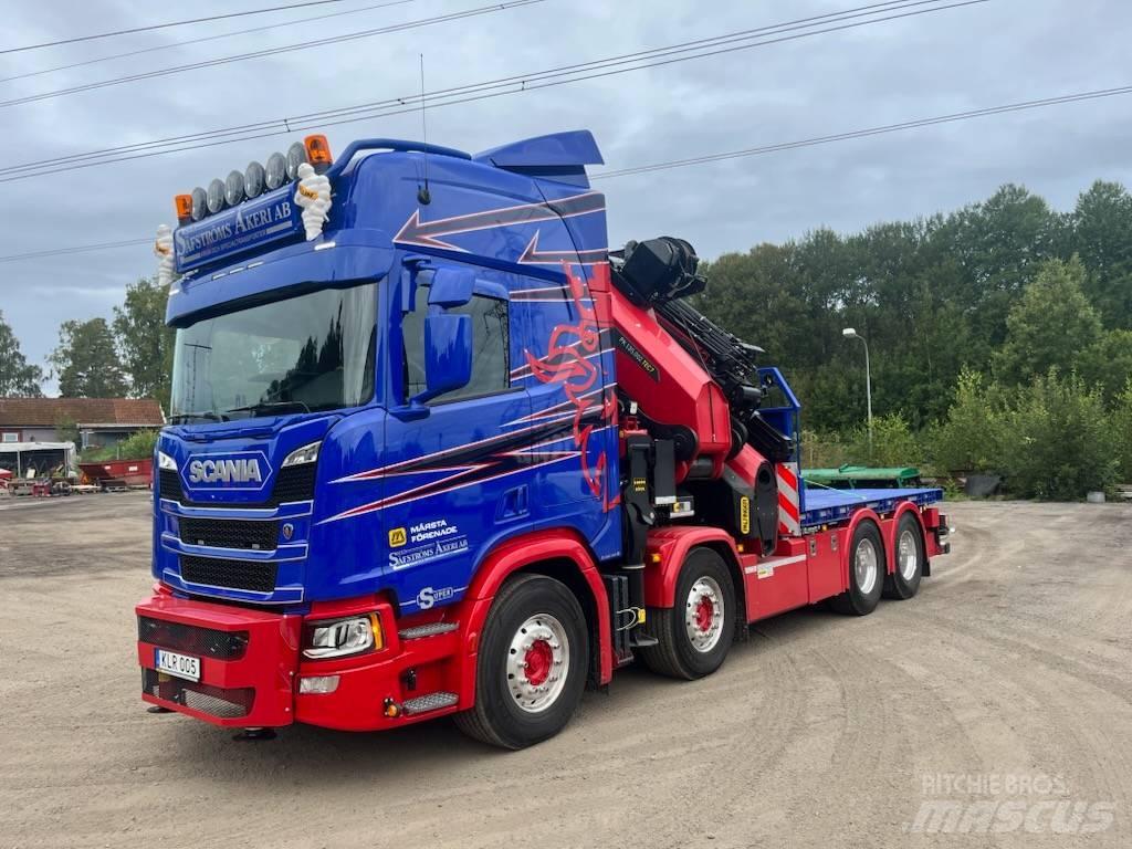 Scania R 560 Camioane cu macara