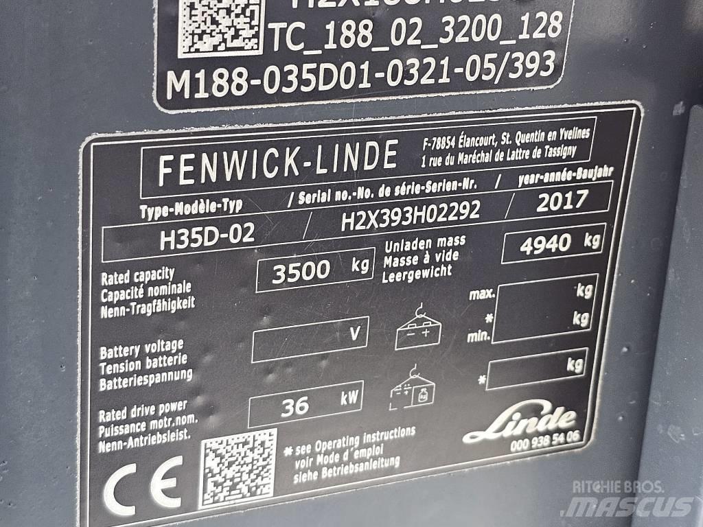 Linde H35D-02 Stivuitor diesel