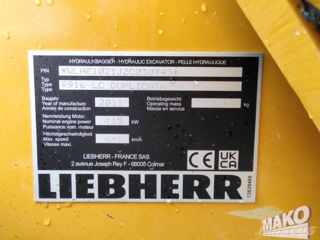 Liebherr R 916 Excavatoare pe șenile
