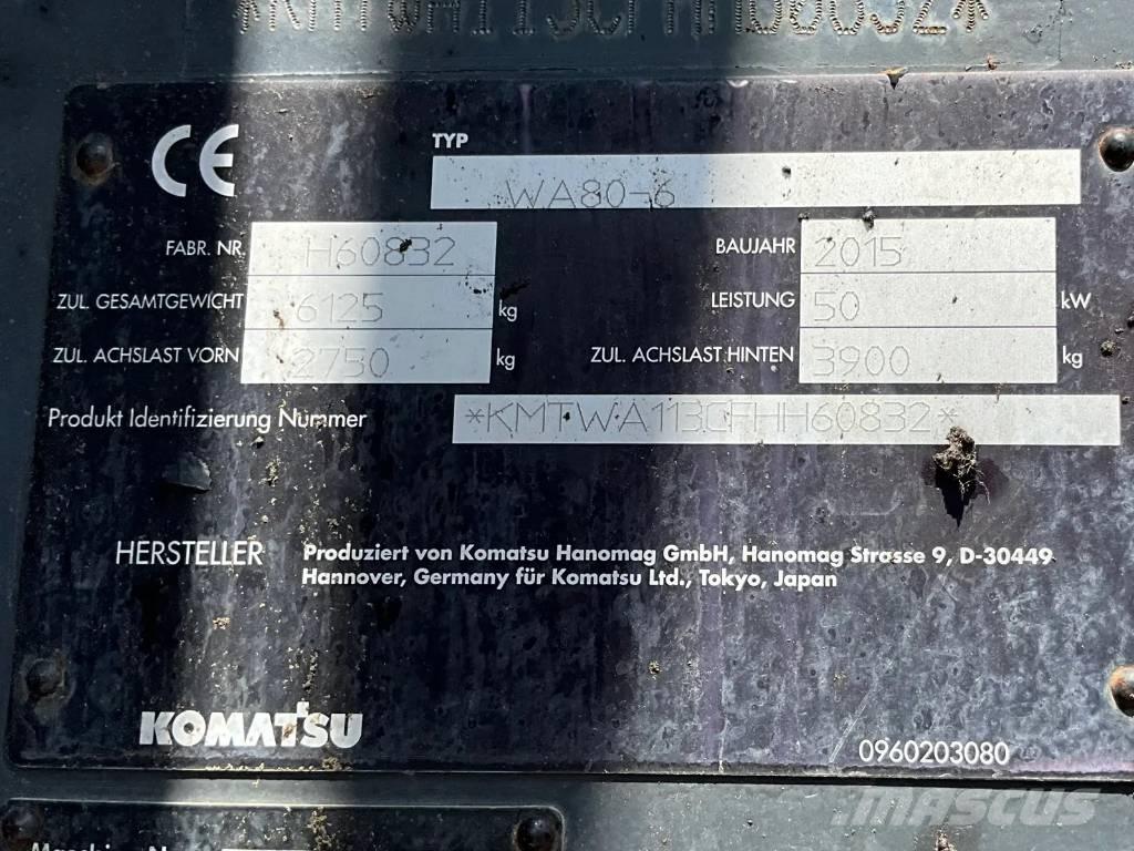 Komatsu WA 80-6 Incarcator pe pneuri