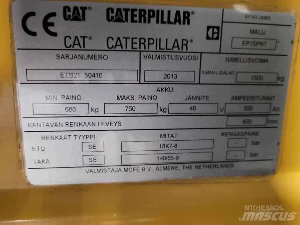 CAT EP15PNT Stivuitor electric