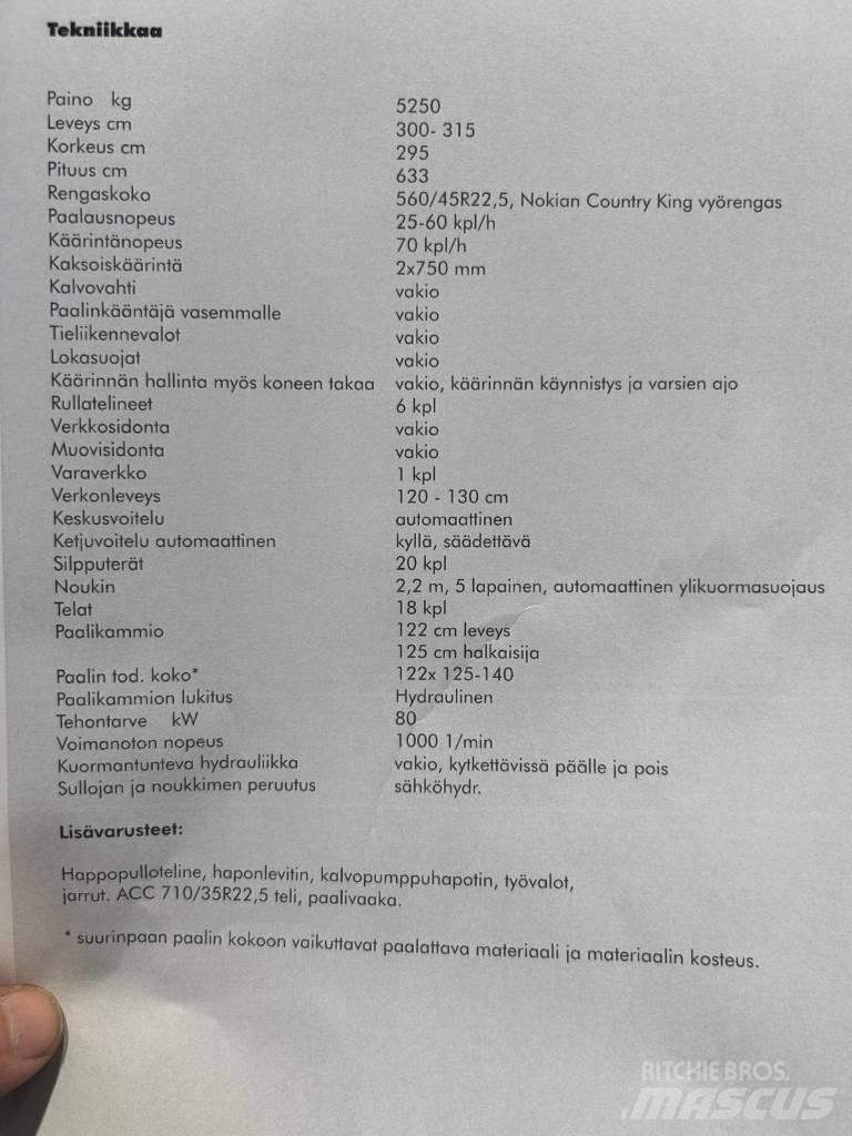 Agronic ACC Pulse M Masina de balotat cilindric