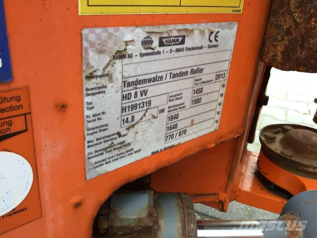 Hamm HD 8 VV Cilindri compactori dubli