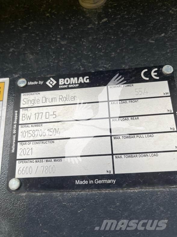 Bomag BW177D-5 Compactoare monocilindrice