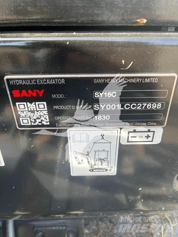 Sany SY16C Mini excavatoare < 7t