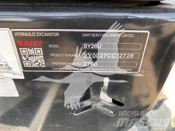 Sany SY26U Mini excavatoare < 7t