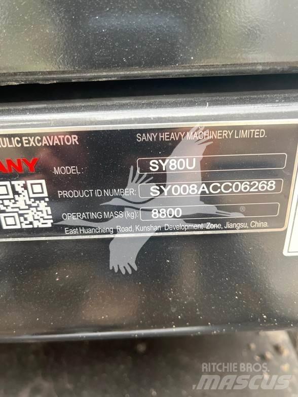 Sany SY80U Excavatoare pe șenile
