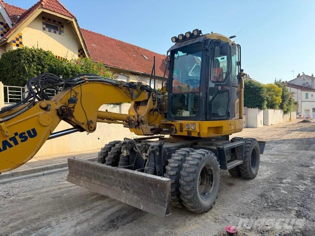 Komatsu PW 118 Excavatoare cu roti