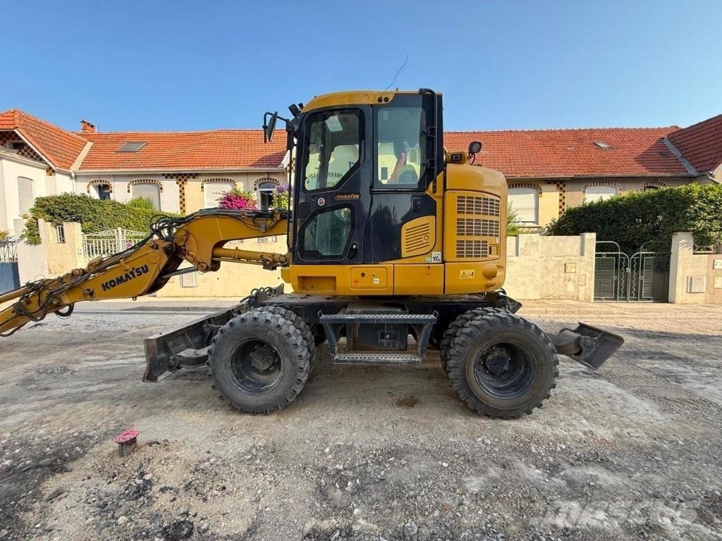 Komatsu PW 118 Excavatoare cu roti