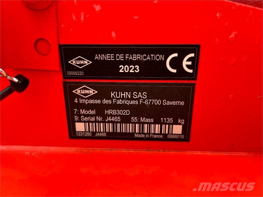 Kuhn HRB 302 D Grapa si pluguri rotative