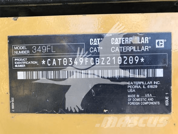 CAT 349FL Excavatoare pe șenile
