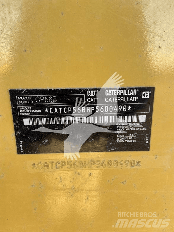 CAT CP56B Compactoare monocilindrice
