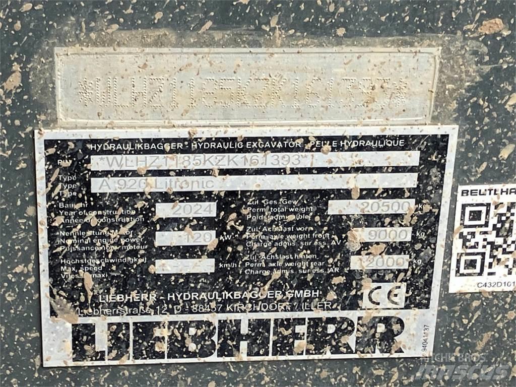 Liebherr A920 Excavatoare cu roti