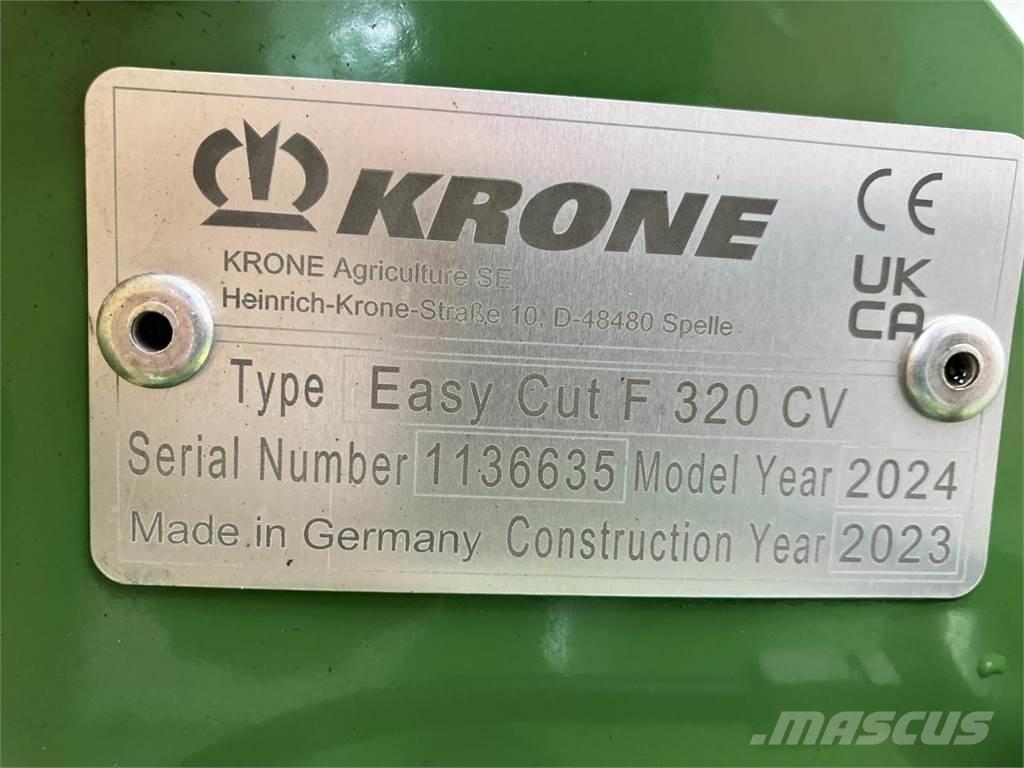 Krone EC F 320 CV Cositoare de iarba