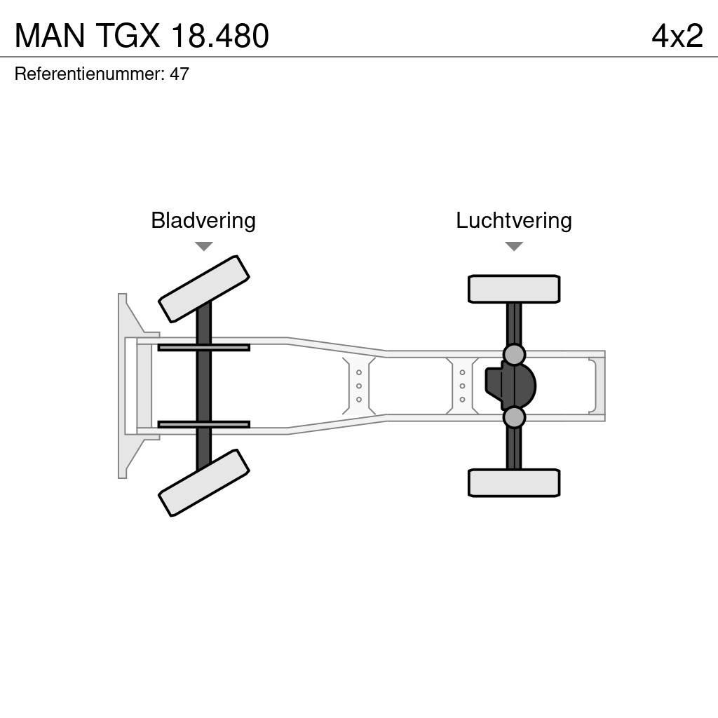 MAN TGX 18.480 Autotractoare