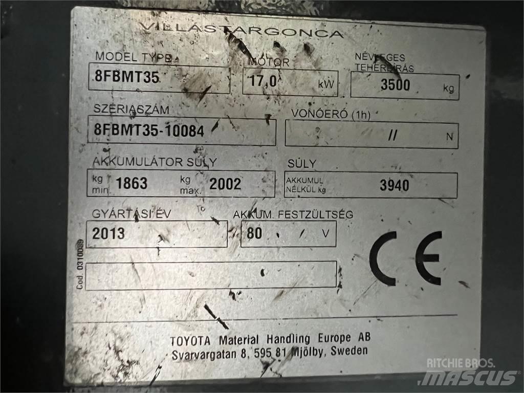Toyota 8FBMT35 Stivuitor electric