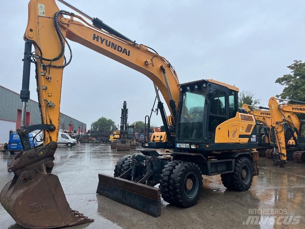 Hyundai HW140 Excavatoare cu roti