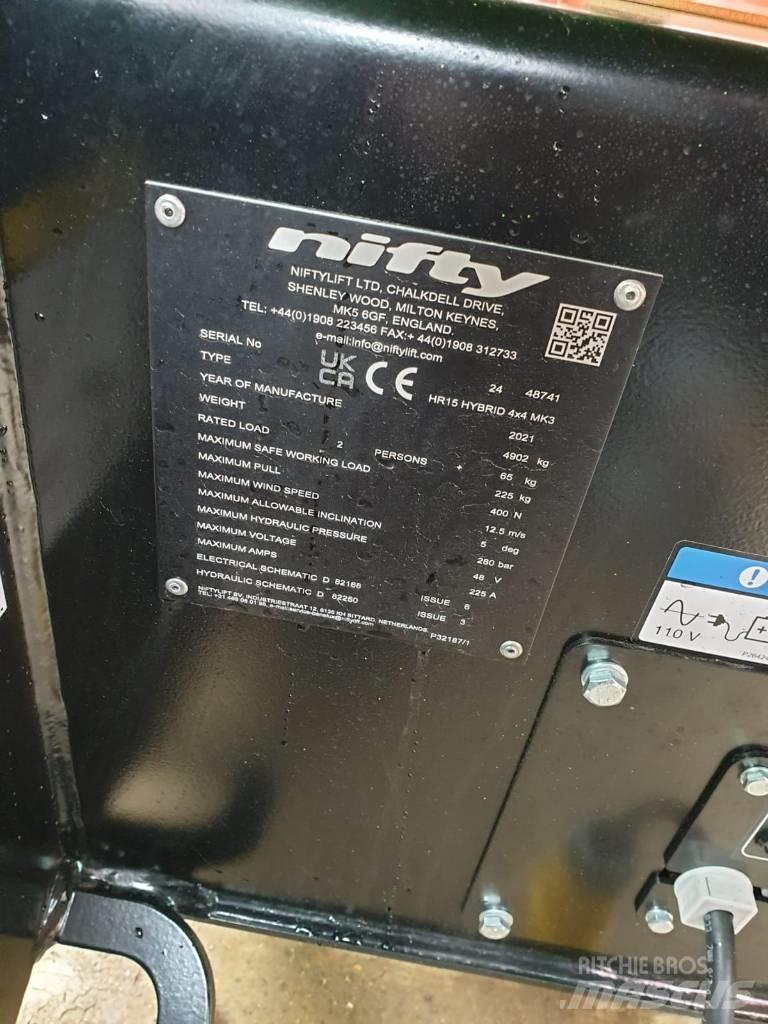 Niftylift HR15 Nacele cu brat articulat