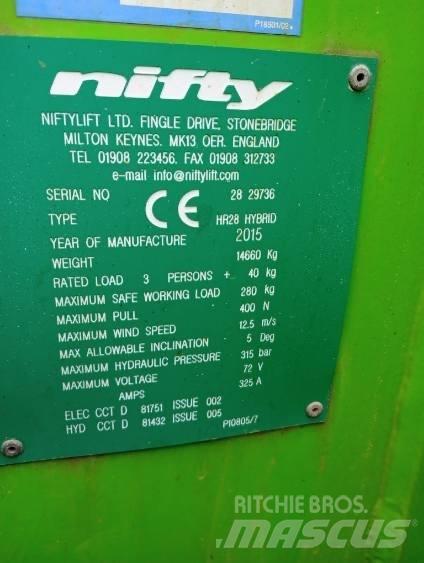 Niftylift HR 28 Nacele cu brat articulat