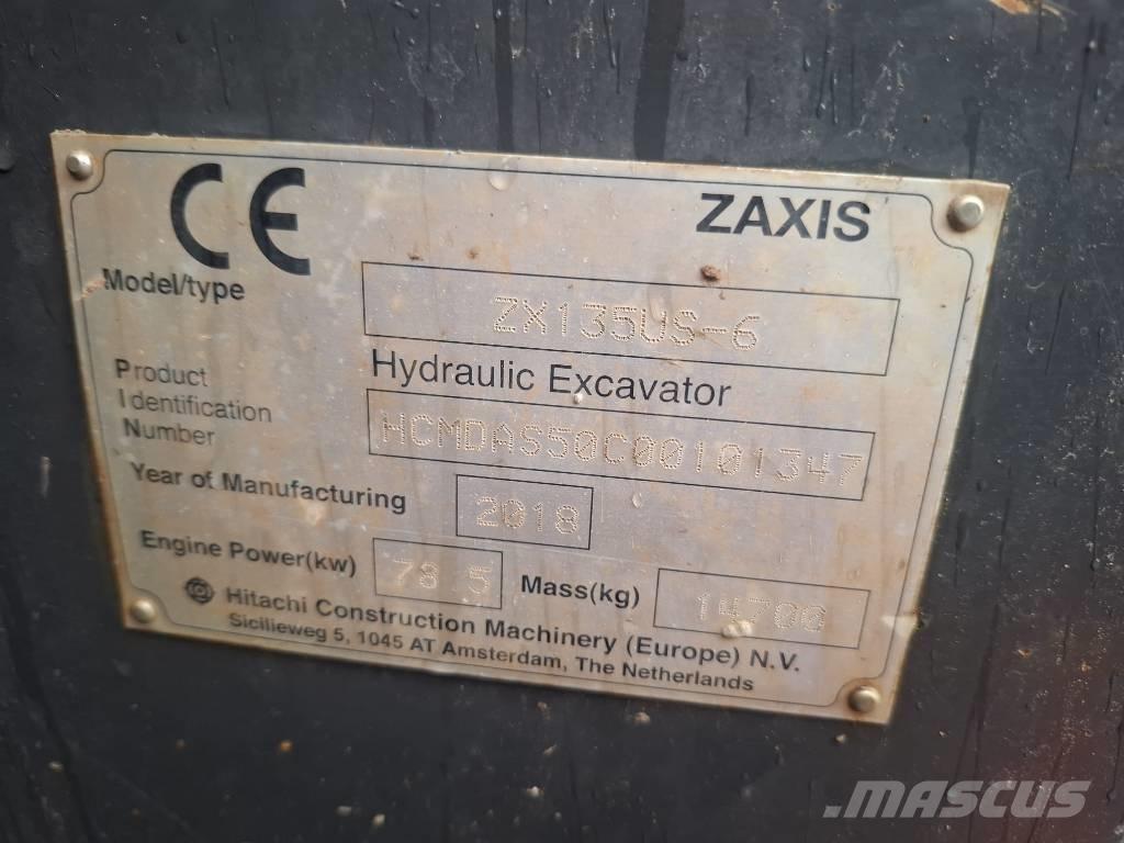 Hitachi ZX 135 US-6 Excavatoare pe șenile
