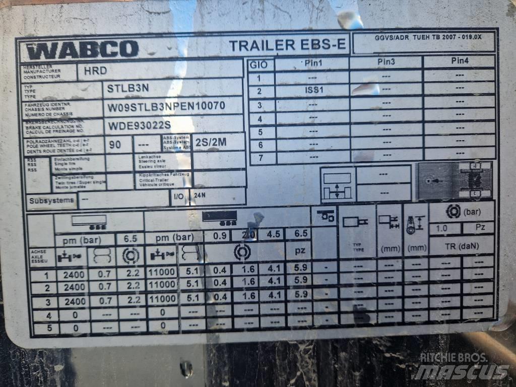 HRD Semitrailer Alte semi-remorci