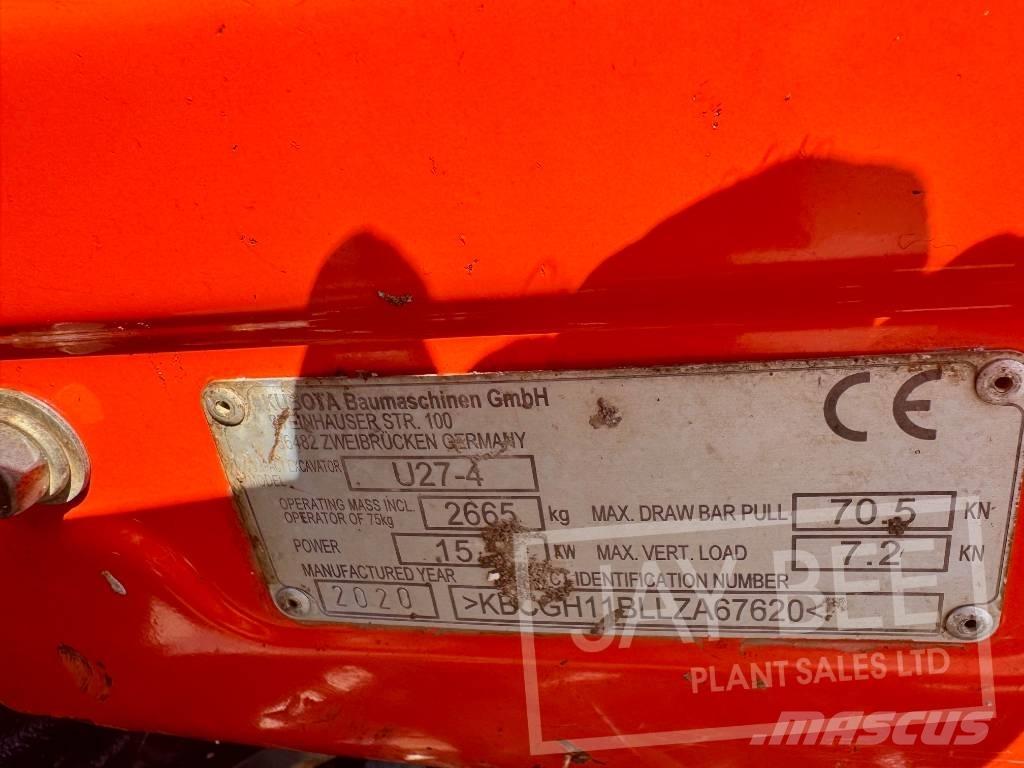 Kubota U 27-4 Mini excavatoare < 7t