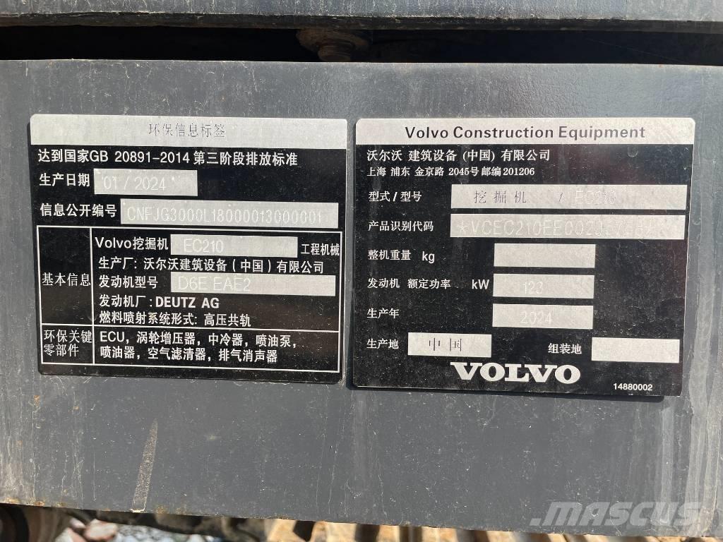 Volvo EC 210 Excavatoare pe șenile
