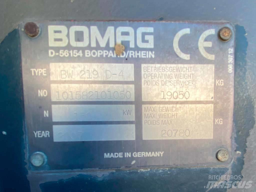 Bomag BW 219 D-4 Compactoare monocilindrice