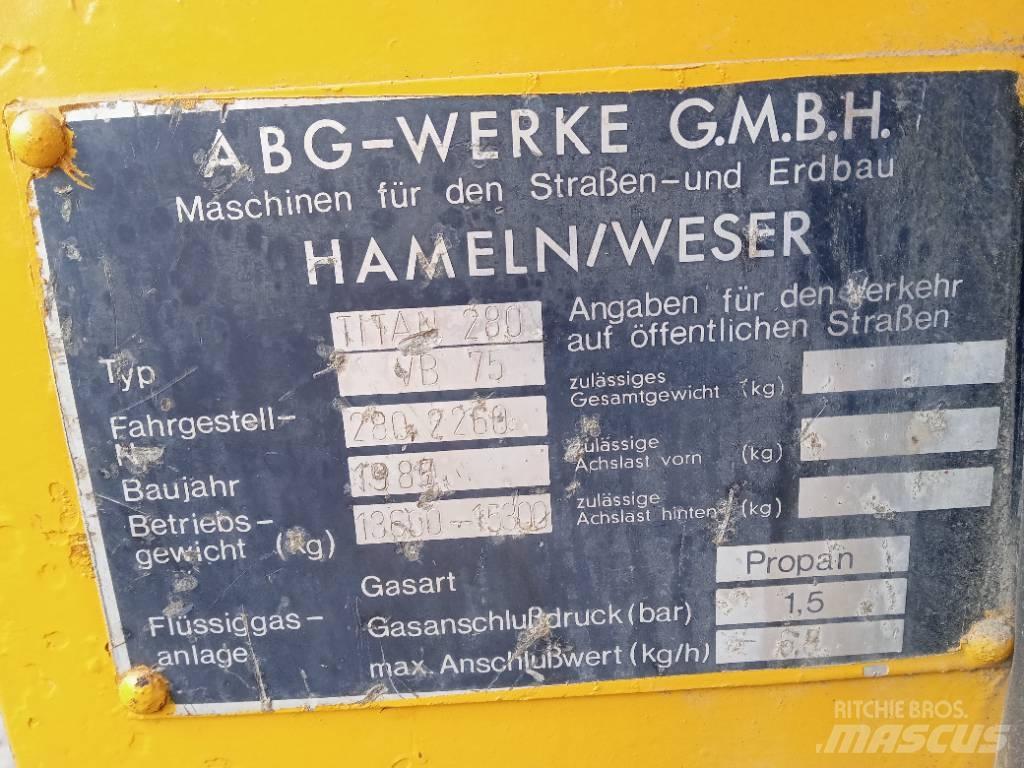 ABG Titan 280 Pavatoare asfalt