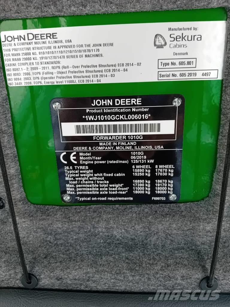 John Deere 1010G Transportoare