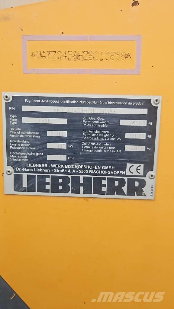 Liebherr L 580 Incarcator pe pneuri
