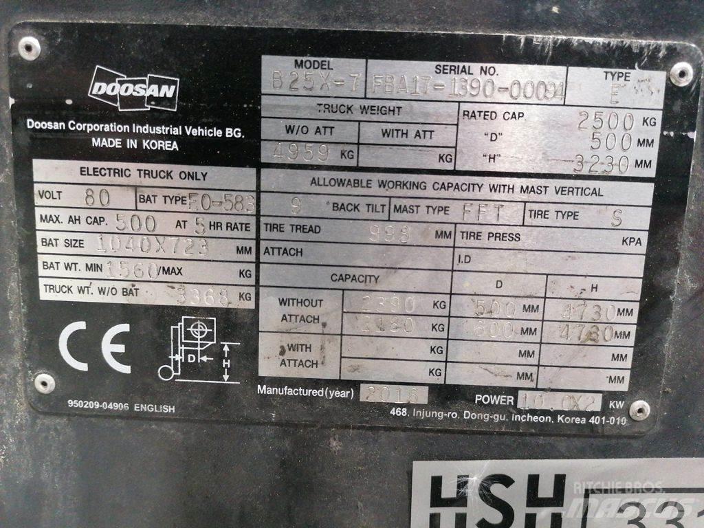 Doosan B25X-7 Stivuitor electric