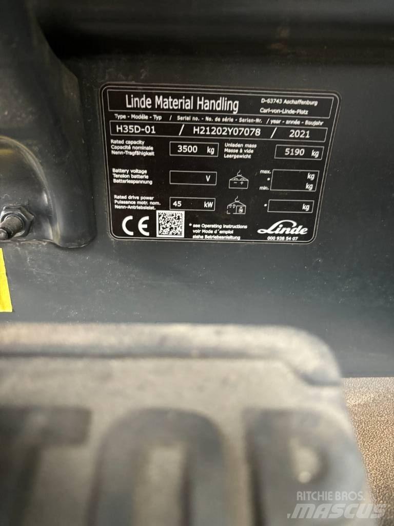 Linde H35D/1202 Stivuitor diesel