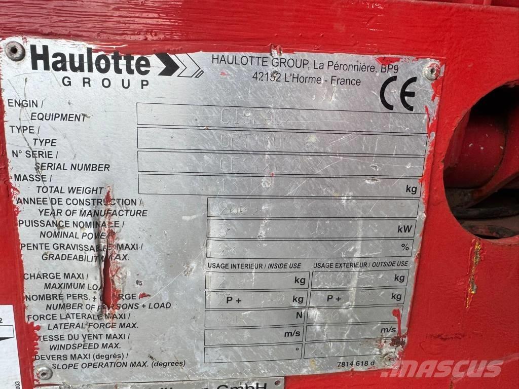 Haulotte Optimum  6 Platforme foarfeca