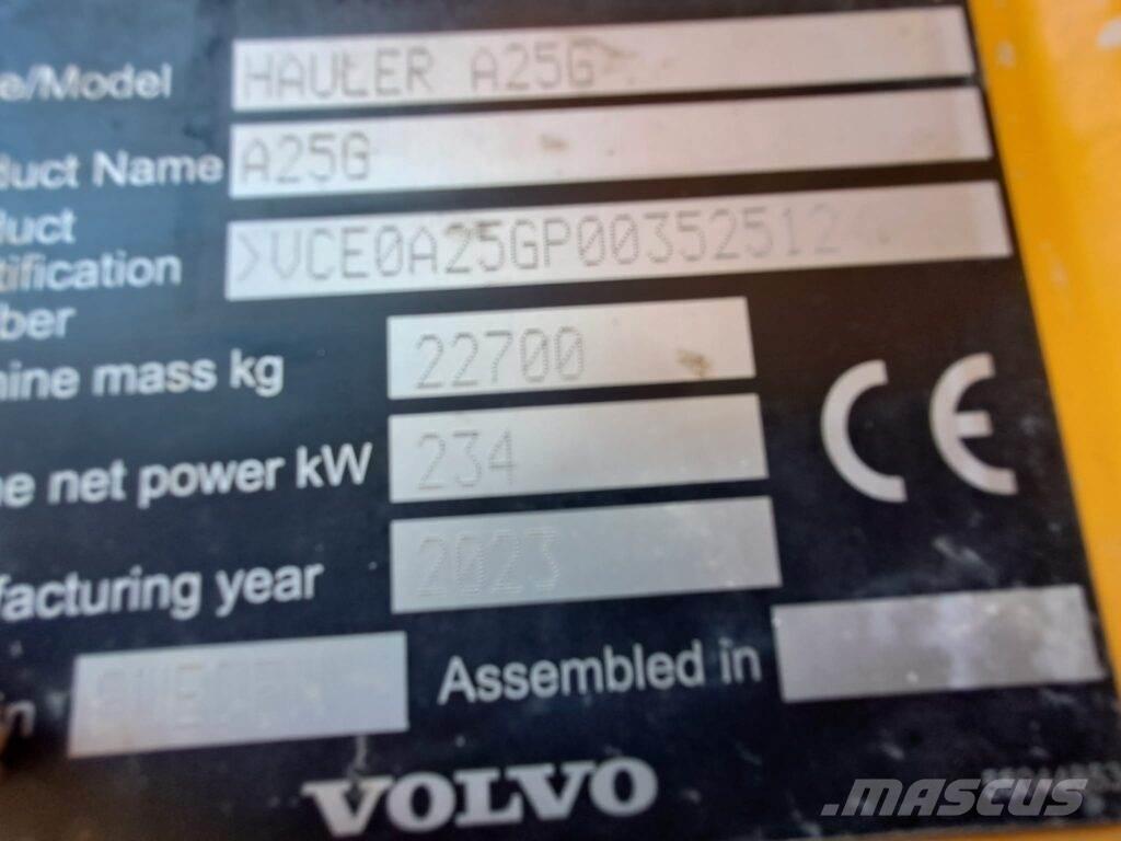 Volvo A25G Transportoare articulate