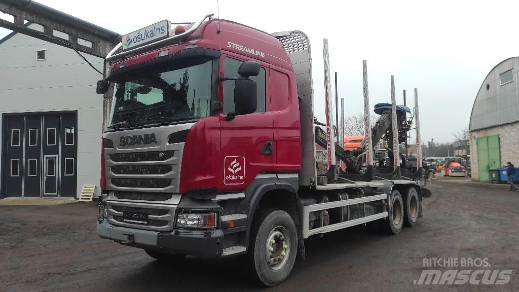 Scania R410 Camion pentru lemne