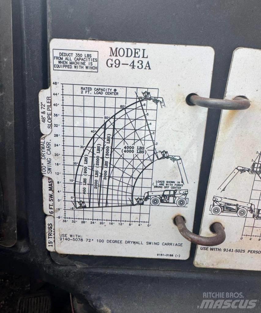 JLG G 9-43 A Stivuitoare telescopice