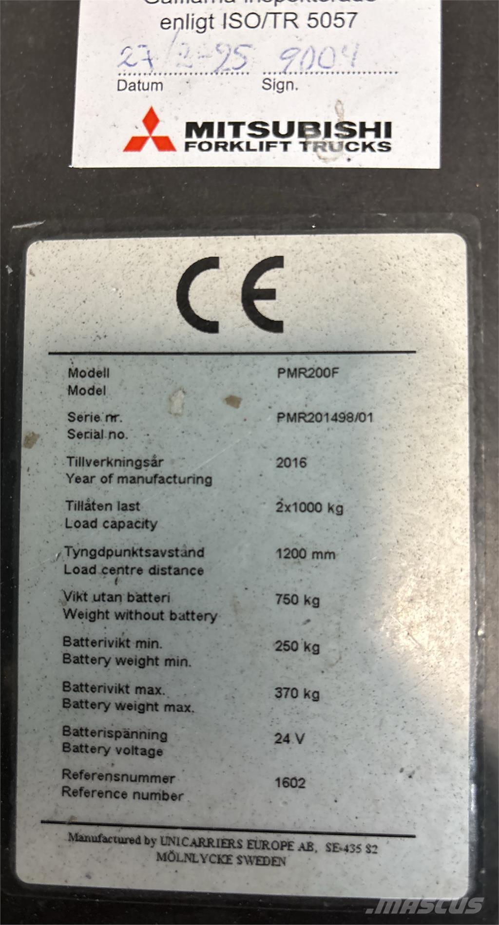 Atlet PMR200P Camioane cu platforma